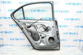 Door assembly rear left VW Jetta 11-18 USA graphite LD7X dent