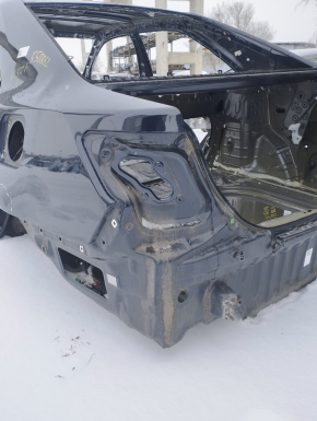 Quarter wing rear left Toyota Camry v50 12-14 usa, graphite, on the body, dented wing slope, dented, bumps