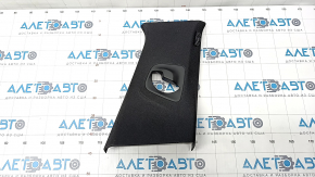 Center pillar trim upper belt right BMW 5 G30 17-23 black, scratches
