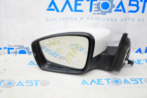 Side mirror left VW Jetta 11-18 6 pins, turn signal, white