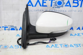 Side mirror left VW Jetta 11-18 6 pins, turn signal, white