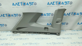 Rear pillar trim left VW Tiguan 18 - gray, scratches, broken fastener