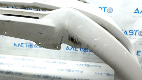Front bumper bare Ford Fusion mk5 17-18 for 4 parking sensors and Park Assist, white, scratches