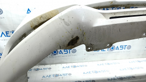 Front bumper bare Ford Fusion mk5 17-18 for 4 parking sensors and Park Assist, white, scratches