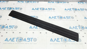 Door sill trim front right outer Nissan Altima 13-18 black, worn