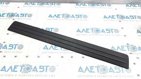 Door sill trim front left outer Nissan Altima 13-18 black, worn