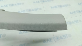Upper center pillar trim left VW Tiguan 18 - gray, scratches, plastic turned white
