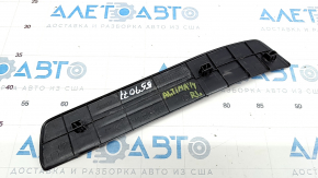 Door sill trim rear left outer Nissan Altima 13-18 black, worn