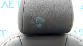 Driver's seat BMW 5 G30 17-23 without airbag, electric, Sport, dark blue leather, worn, tear