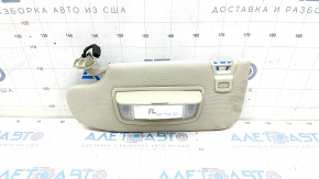 Left visor Ford Fusion mk5 17-20 gray, with control, without hook, without plug, for cleaning