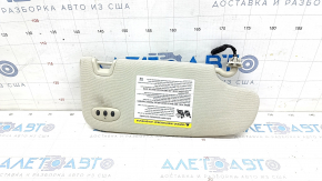 Left visor Ford Fusion mk5 17-20 gray, with control, without hook, without plug, for cleaning