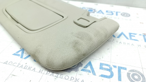 Left visor Ford Fusion mk5 17-20 gray, with control, without hook, without plug, for cleaning