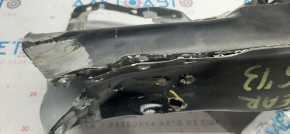 Rear panel Audi Q5 8R 09-17 2 parts, drilled, black, dents, tears