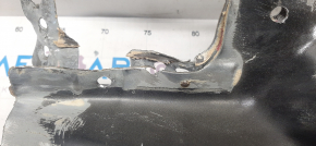 Rear panel Audi Q5 8R 09-17 2 parts, drilled, black, dents, tears