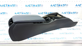 Console central armrest BMW 5 G30 17-20 black, dark blue armrest, scratches