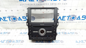 Ford Fusion mk5 13-20 SYNC 3 SONY radio control panel with heating and ventilation