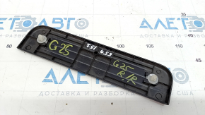 Door sill trim outer rear right Infiniti G25 G35 G37 4d 06-14 black, scratch