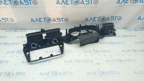 Dashboard trim center VW Tiguan 18 - graphite, with air duct deflectors