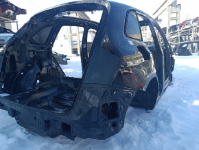 Quarter wing rear right Audi Q5 8R 09-17 hybrid on the body, black, pokes