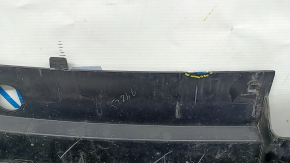 Radiator grill VW Tiguan 18-21 without emblem, under radar, sand, fractures, missing fragments, broken fasteners