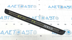 Door sill trim front outer right Infiniti QX30 17- black, worn
