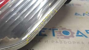 Outer wing light left Nissan Rogue 14-16 for polishing, cracks inside, touched up