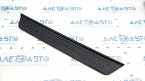 Door sill trim front left outer Hyundai Sonata 15-19 black, worn