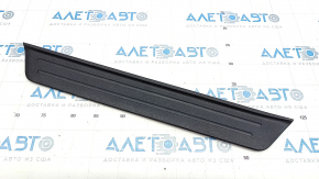 Door sill trim front left outer Hyundai Sonata 15-19 black, worn