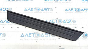 Door sill trim front left outer Hyundai Sonata 15-19 black, worn