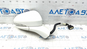 Side mirror right Ford Fusion mk5 13-20 12 pins, BSM, turn signal, heated, backlight, white, no backlight glass