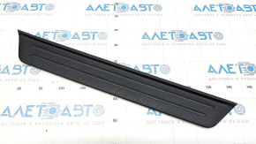 Door sill trim front right outer Nissan Altima 13-18 black, worn