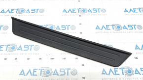 Door sill trim front right outer Nissan Altima 13-18 black, worn