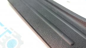 Door sill trim rear left outer Hyundai Sonata 15-19 black, worn