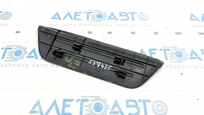 Door sill trim rear left outer Hyundai Sonata 15-19 black, worn