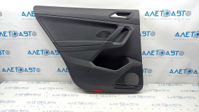 Door trim card rear left VW Tiguan 18-20 black, soldered fasteners, scratches