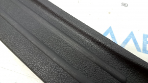 Door sill trim rear right outer Hyundai Sonata 15-19 black, worn