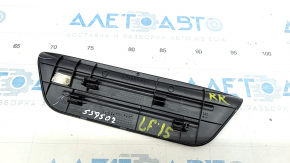Door sill trim rear right outer Hyundai Sonata 15-19 black, worn