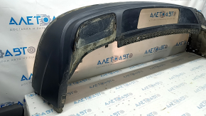 Bumper rear bare lower part VW Tiguan 18-21 structure, under chrome moldings, dent, tears, pressed