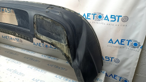 Bumper rear bare lower part VW Tiguan 18-21 structure, under chrome moldings, dent, tears, pressed
