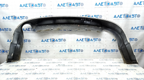 Rear bumper lip Ford Fusion mk5 13-18 for 1 pipe, white, broken fasteners, crack, scratches