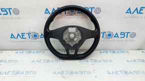 Naked steering wheel VW Tiguan 18-21 leather black, scratches, tears
