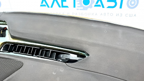 Torpedo front panel without AIRBAG Ford Fusion mk5 13-20 leather brown, titanium, under projection, tears