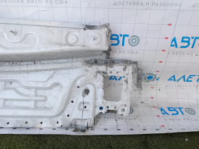 Rear panel VW Passat b8 16-19 2 parts, drilled, white