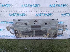 Rear panel VW Passat b8 16-19 2 parts, drilled, white