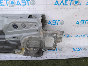 Rear panel VW Passat b8 16-19 2 parts, drilled, white