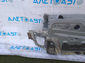 Rear panel VW Passat b8 16-19 2 parts, drilled, white