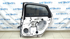 Door assembly rear right Ford Fusion mk5 13-20 keyless, white UG, handle with chrome strip, butt