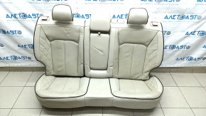Rear row of seats 2 row Ford Fusion mk5 17-20 titanium, grey leather, type 2, dry cleanable, dents
