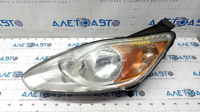 Headlight front left bare Ford C-max MK2 13-16 pre-rest, for polishing, crack in mount