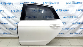 Door assembly rear left Ford Fusion mk5 13-20 white UG, web on overlay
